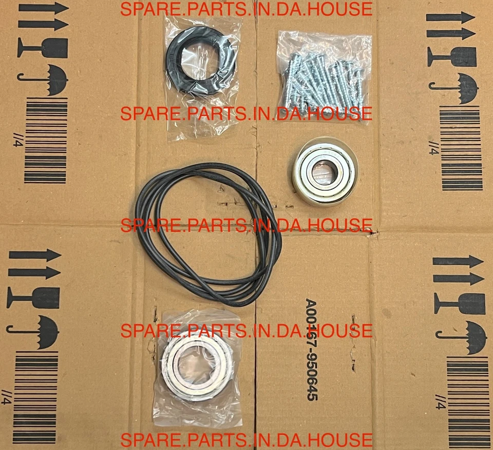 Kit de rodamientos de sello de eje de tambor para lavadora Siemens WM12S740EE/06 WM12S740EE/07 Foto 1 de 1