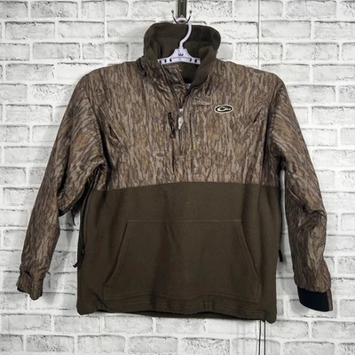 Men’s DRAKE WATERFOWL SYSTEMS MST Camo Eqwader Quarter Zip Jacket Size Med Read - Image 1 of 4