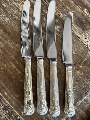 Cuchillos chapados en plata Kings Cutlery vintage (4) Foto 1 de 3