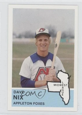 1982 Fritsch Midwest League Stars of Tomorrow David Nix Dave Nix #110 - Image 1 of 2