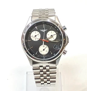 [Near MINT]Longines Flagship Chronograph 7281 Manual Winding Wristwatch No Box - Picture 1 of 4