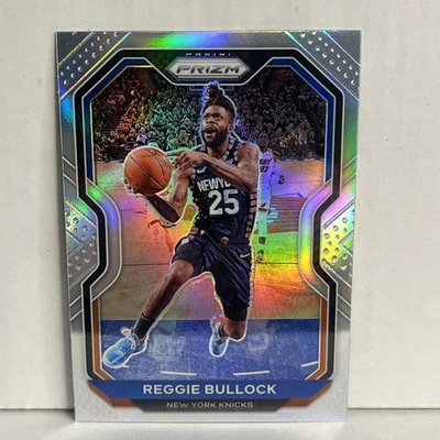 2020-21 Panini Prizm Reggie Bullock #90 Silver Prizm holo SP Parallel Knicks  - Image 1 of 2