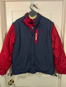 Vintage Starter Coat Men Medium 3M Fullzip Reversible Snowcoat Jacke Weste  - Bild 1 von 14