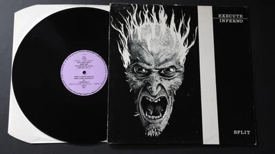 Execute / Inferno – Split LP VINYL 1st PRESS HARDCORE ROCK PUNK 1986 TOP RARE! - Bild 1 von 4