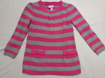 Vestido Suéter Sonoma Niñas Rayas Manga Larga con Bolsillos Talla 5 Foto 1 de 4