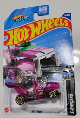 Hot Wheels Let's race X-Raycers Rig Storm Purple #110  - 2025  Treasure Hunt - Image 1 of 4