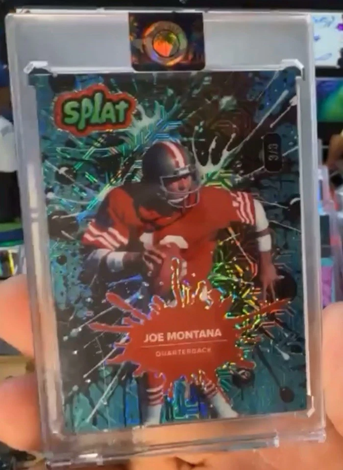 Wild Card Splat Joe Montana 3/3 - Image 1 of 1