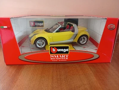 Smart  Roadster Gialla - 2003 - 1/18 - Burago  - Immagine 1 di 4