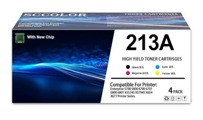  Cartuchos de tóner compatibles 213 213A HP 213A W2130A W2131A W2132A W2133A Foto 1 de 4