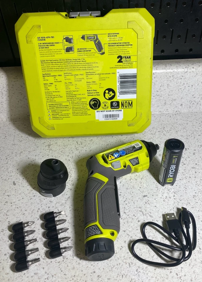 Kit de destornilladores multicabeza con batería de 2Ah - FVD51K Foto 1 de 4