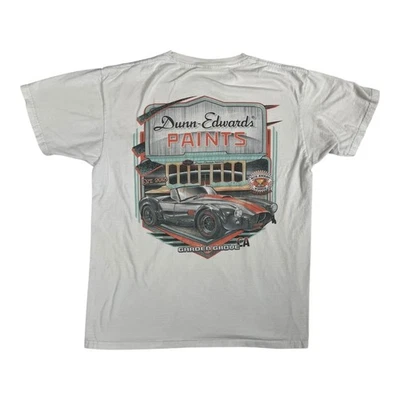 Camiseta Vintage Dunn-Edwards Pinturas Talla Mediana Muscle Car Foto 1 de 4