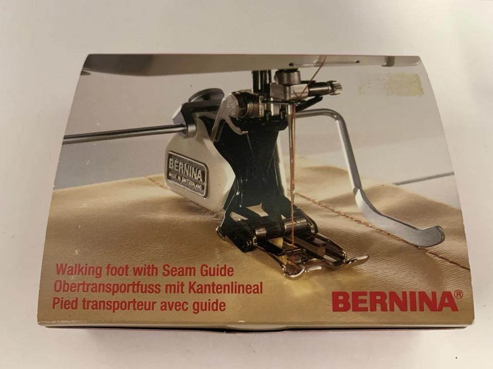 Genuine BERNINA Walking Foot With Seam Guide No. 0063307001 Switzerland EUC