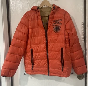 Kenneth Cole Reversible Hooded Puffer Jacket Sundance Film Festival 2020 Sz S - Picture 1 of 5
