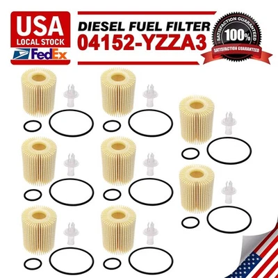 For Lexus IS250,IS350,GS300,GS350,GX460 Oil Filter 04152-YZZA3 (8PACK) Foto 1 de 4