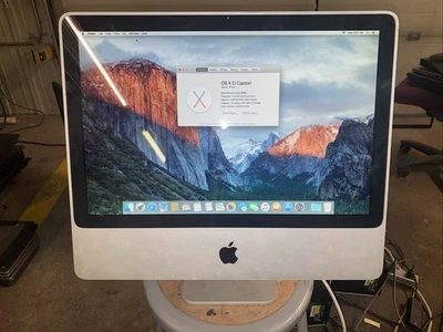 Apple iMac 2008 20” 2.4GHz C2D, 2GB Ram, 250GB HDD, OS El Capitan  - Image 1 of 4
