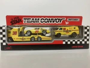 1992 Matchbox TEAM CONVOY #30 MICHAEL WALTRIP PENZOIL RACING Transporter ~ NOS - Picture 1 of 7