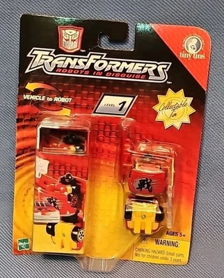 W.A.R.S. Tiny Tins 2003 Transformers RID Spy Changers NEW! - Image 1 of 2