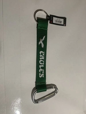 Philadelphia Eagles RETRO NFL Carabiner Lanyard Keychain - Image 1 of 2