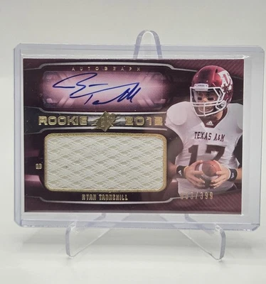 2012 SPx - Ryan Tannehill  Rookie Patch Auto /399 (AU, MEM, RC) - Image 1 of 2