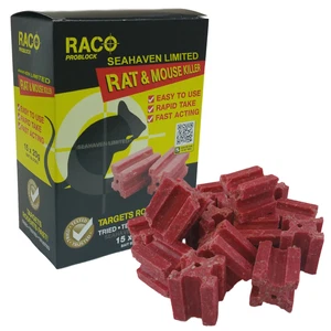 15 x 20g Rodent Poison Block Bait Killer - Strong Strength - Rat & Mouse Control - Picture 1 of 12
