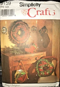 Christmas Decor Pattern Simplicity 8159 Log Cabin Quilting S Botsford 1 Cut Comp - Picture 1 of 3