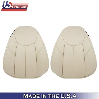2003-2007 for Mercedes Benz R230 SL500 Front Top Covers Genuine Leather Beige - Image 1 of 4