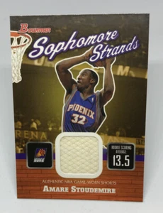 2003-04 Bowman Sophomore Strands Amare Stoudemire Jersey - Picture 1 of 2