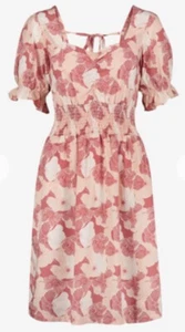 NEXT SIZE 12 TALL FLORAL PRINT SHIRRED WAIST SUMMER DRESS BNWT - Picture 1 of 5