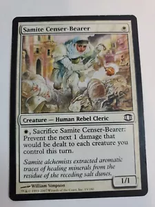 MTG Magic The Gathering Card Samite Censer-BearerCreatureHuman Rebel Cleric - Picture 1 of 2