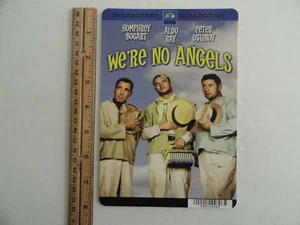 WE'RE NO ANGELS - HUMPHREY BOGART - BLOCKBUSTER VIDEO BACKER CARD 5"X8" NO MOVIE - Bild 1 von 3