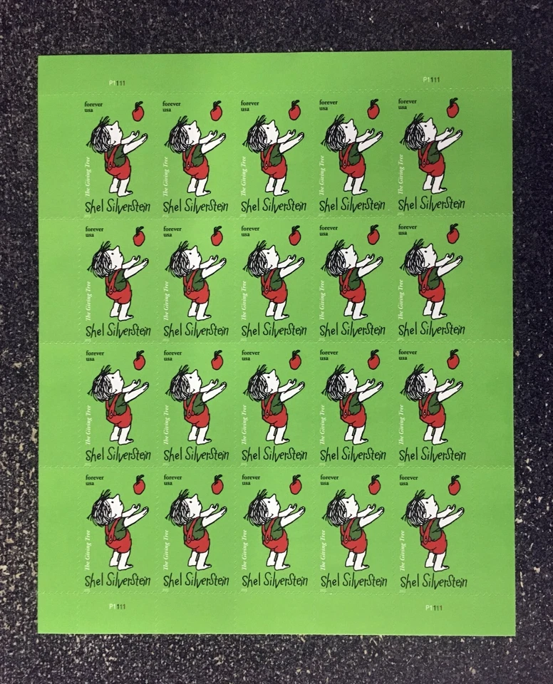 2022USA #5683 Forever Shel Silverstein - Sheet of 20   mint postage - Image 1 of 1