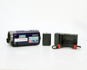 Sony DCR-SX45 SD Camcorder (Blue) - Picture 1 of 13