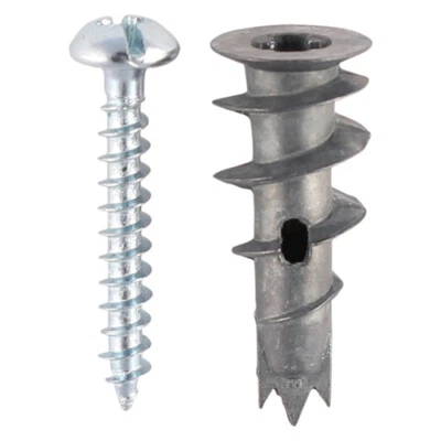 CHEAPSCREWS SELF DRILL CAVITY PLASTERBOARD TIMCO FIXINGS PLASTIC, METAL SPEED PLUGS+SCREW