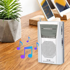 Pocket Radio Small Portable AM FM Radio Battery Operated Transistor Radio GF0