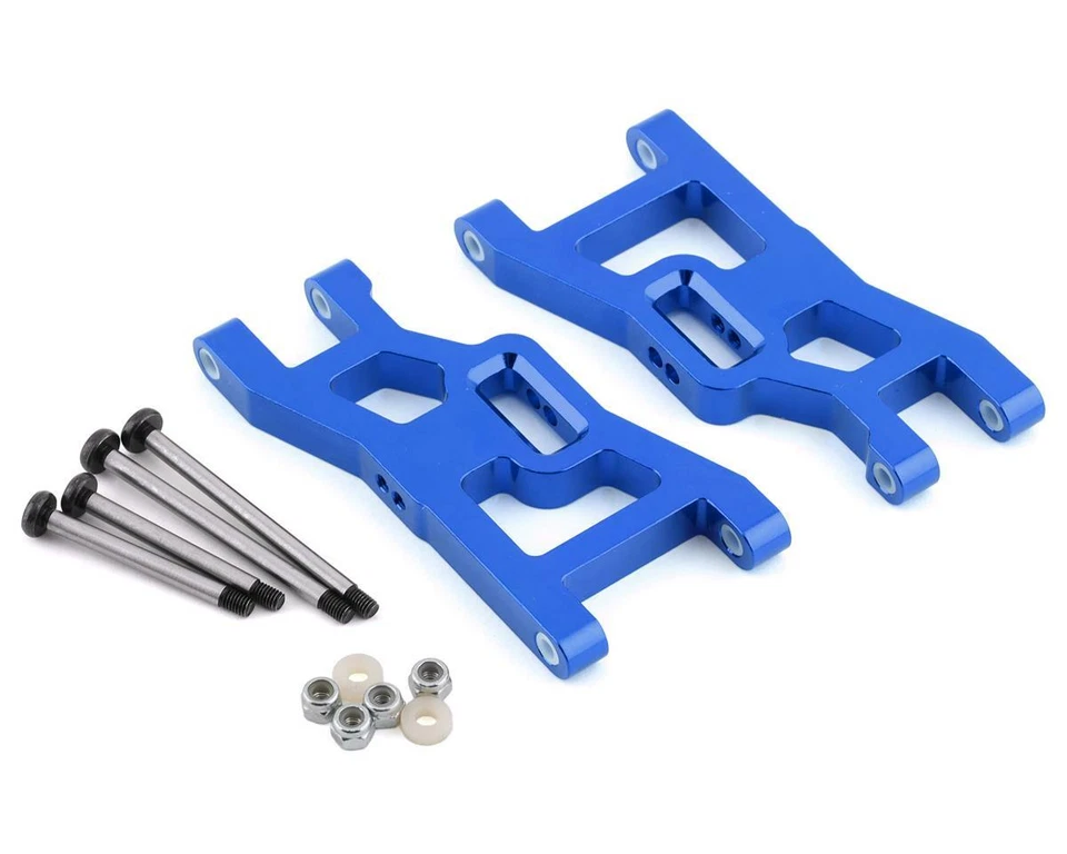 Brazos delanteros de aluminio ST Racing Concepts 2531B Traxxas Drag Slash/Bandit (azul) Foto 1 de 1