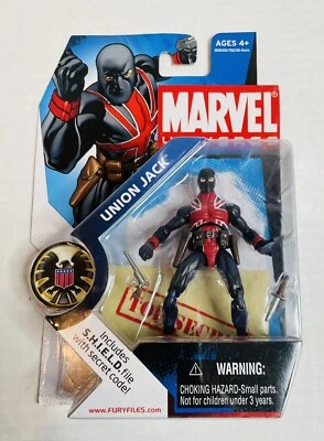 Marvel Universe 3.75" Union Jack # 026 2008 Serie 1 Hasbro Nueva Figura de Acción Foto 1 de 3