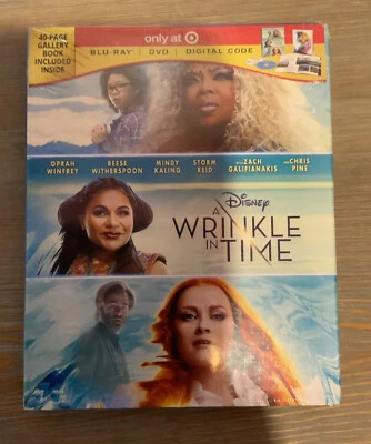 🌍 A Wrinkle In Time Target Exclusive,Blu-ray+DVD,Slipcover,New ‼️ - Image 1 of 2