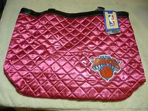 NBA New York Knicks Officially licensed Pro-FAN-ity Large Pink Quilted Tote - Bild 1 von 5