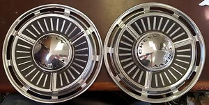 1963 Chevy II Wheel Covers 13 " Hubcaps NOS - Set of 2 - Picture 1 of 11