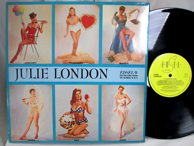 JULIE LONDON Calendar Girl 1982 Edsel UK reissue Ex Cheesecake Cover a6405 - Image 1 of 4