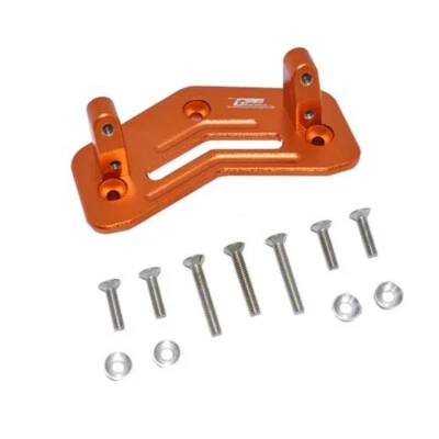 NEW GPM Racing Aluminum Servo Mount Orange : Losi 1/8 LMT - Image 1 of 4
