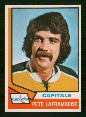 PETE LAFRAMBOISE 1974-75 O-PEE-CHEE 74-75 NO 166 VGEX+  59777 - Image 1 of 2