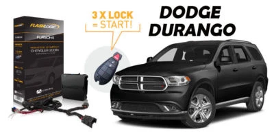 Arranque remoto Flashlogic para Dodge Durango PTS 2013 6 cilindros con arnés Plug And Play Foto 1 de 4