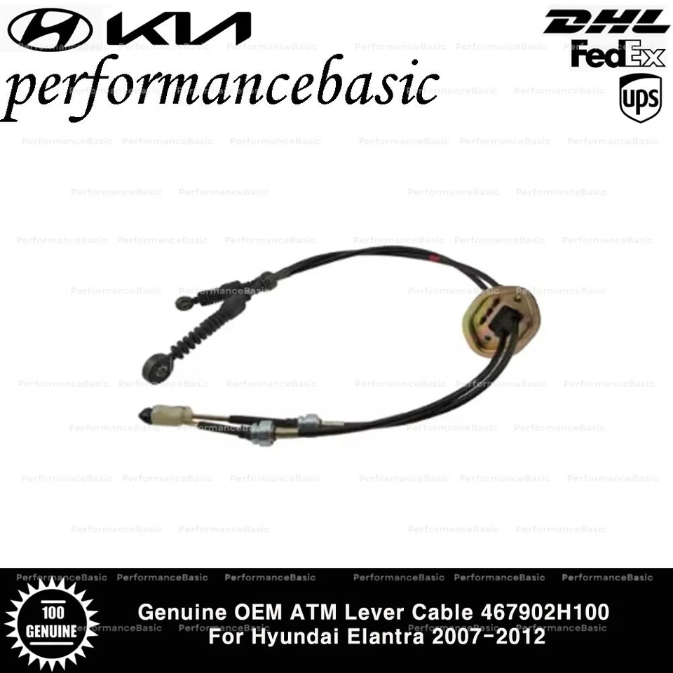 Genuine OEM ATM Lever Cable 467902H100 For Hyundai Elantra 2007-2012 - Image 1 of 1