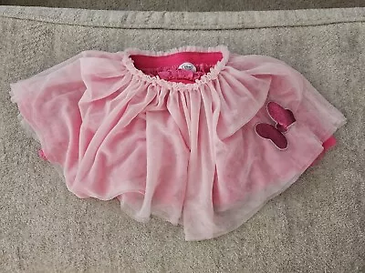 Disney Tutu Skirt Girl Kids Minnie Mouse Bowtique Bow Pink Skirt Size 4 boutique - Image 1 of 3