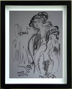 Dessin Gouache FEMMES Signé ROBERT CALIX (1919/2008) - Picture 1 of 9