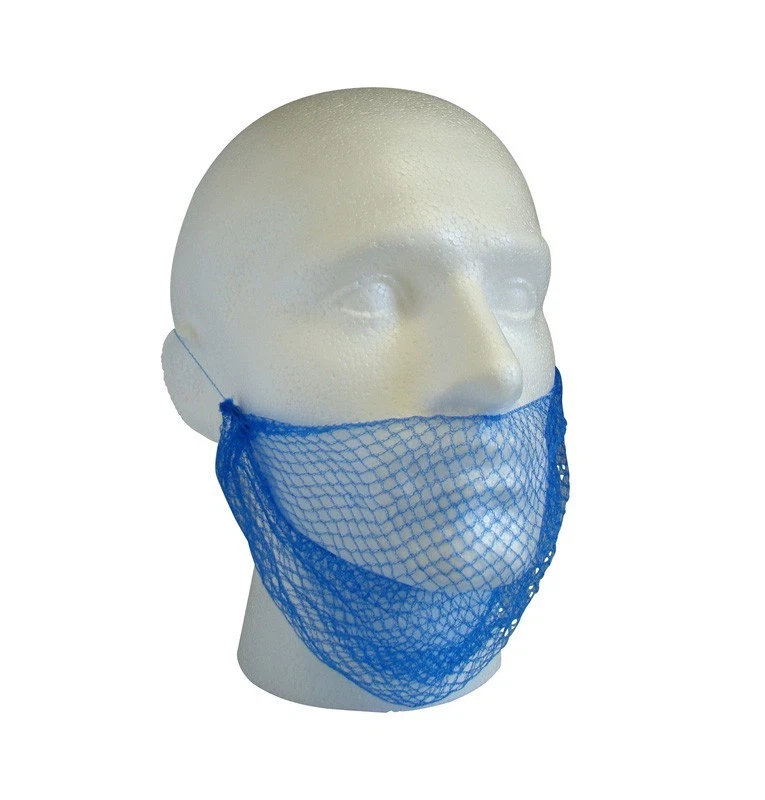 CLICK 36 Disposable Blue Beard Snoods Nets Covers Cover Catering Food Mask Hygiene New