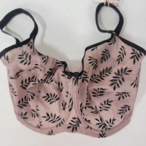 PANACHE Women's Bra Tango Balconnet Underwire Equinox Rosebrown Black print NEW - Picture 1 of 4