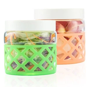 2pack Overnight Oats Containers With Lids Meal Prep Containers Reusable Glass Sa - Picture 1 of 9