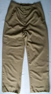 ( HEMMED ) LAFAYETTE 148 Pants Size 4 Tan All-Year Wool Blend Stretch - Picture 1 of 7